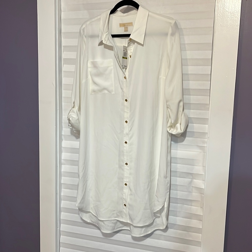 MICHAEL Michael Kors long sleeve button up dress shirt